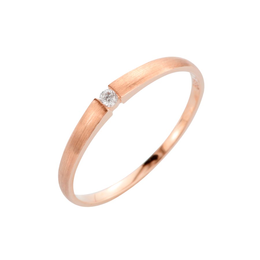 503228-5H20-001 | Damenring Bad Neustadt 503228 585 Roségold, Brillant 0,030 ct H-SI∅ Stein 2,0 mm 100% Made in Germany   323.- EUR   